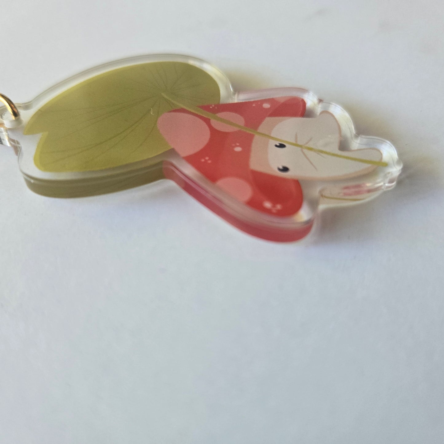 Running Mushroom Key Chain