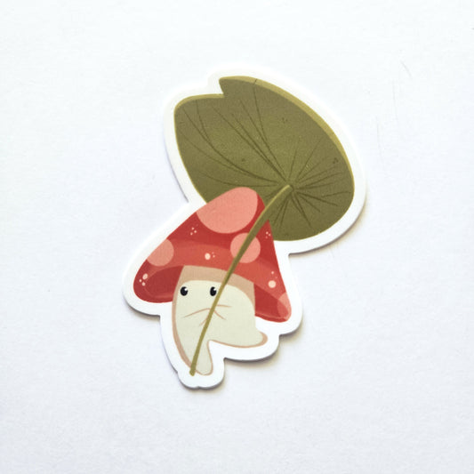 Running Mushroom Sticker