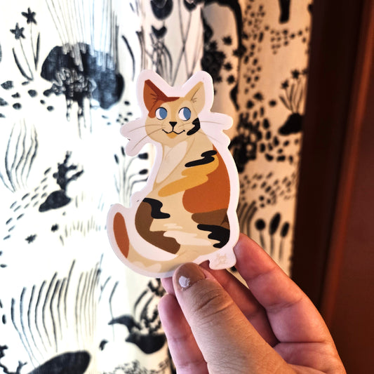 Calico Cat Sticker