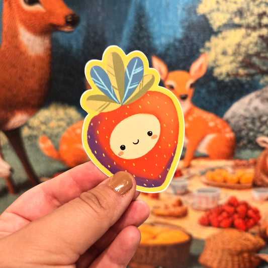 Strawb Sticker