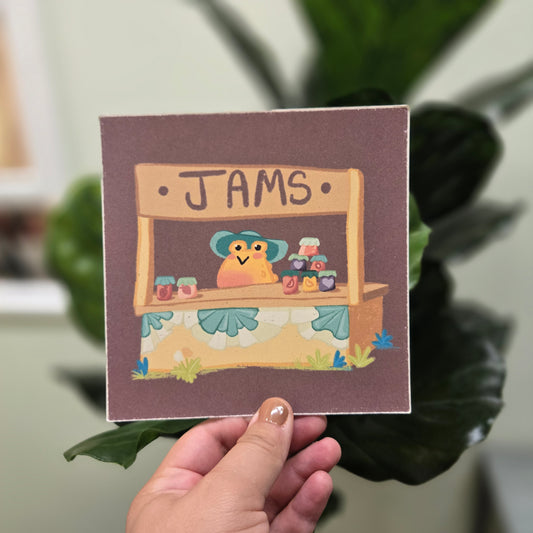 Jams Toad Print